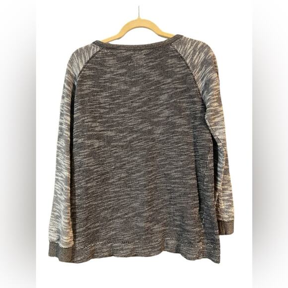 Champion Creneck Raglan Sweatshirt Gray Size Medium - Picture 7 of 10